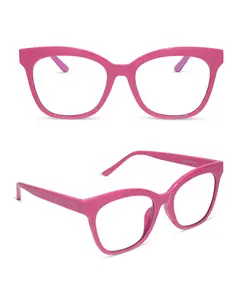 DIFF Willa Bubblegum Pink Blue Light Readers - Cute Cat Eye Lightweight Frame for Stylish Protection