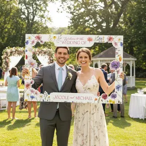 Personalized Wedding Photo Booth Frame