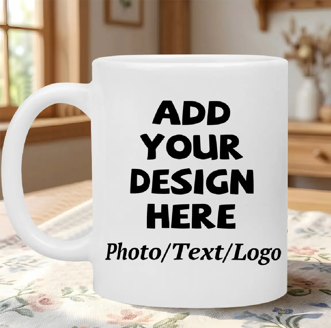 Personalized Coffee Mugs with Custom Printed Text, Picture, Logo, Design & Quote