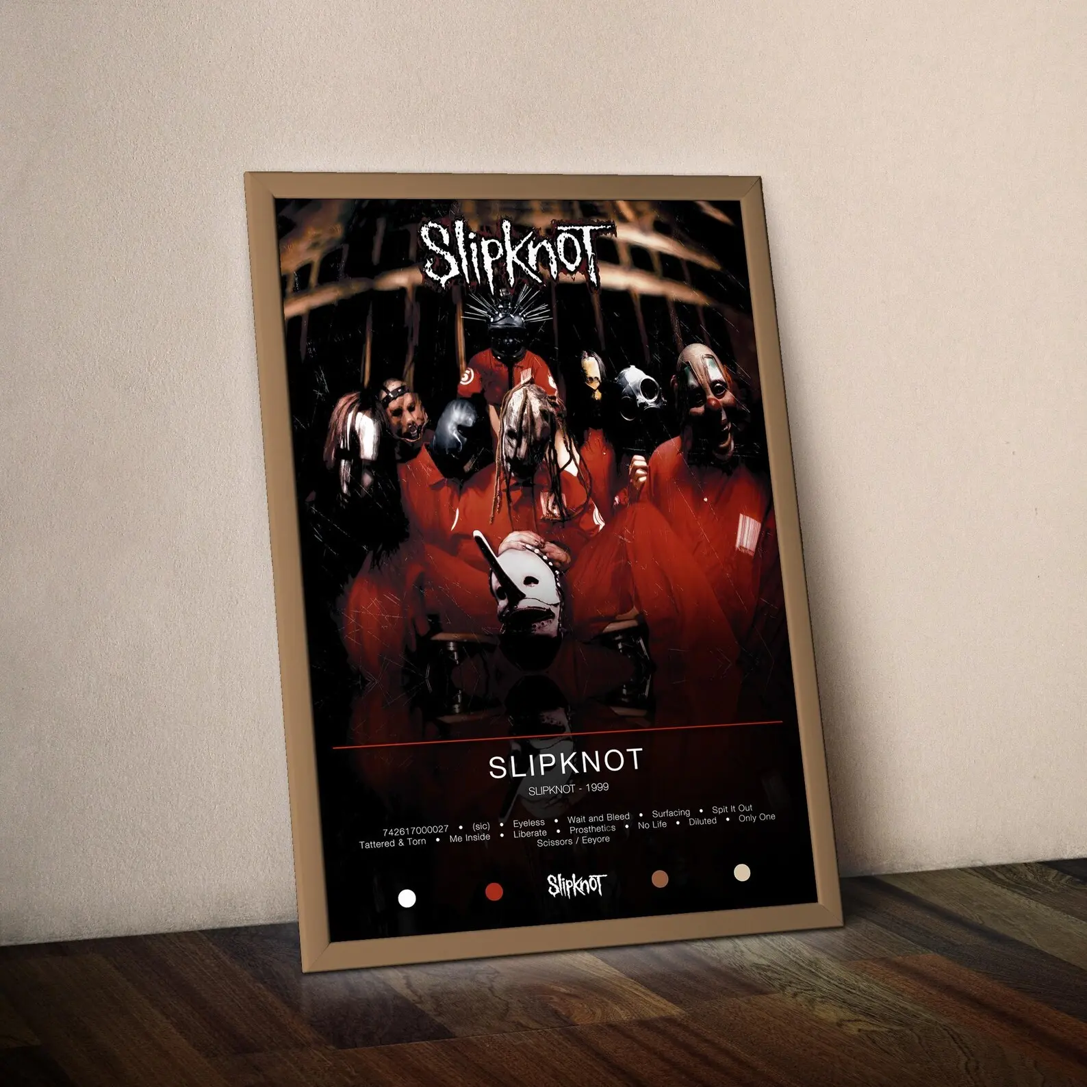 Slipknot Poster | Slipknot Print | Album Poster Prints | Wall Decor Posters | Album Cover | Metal Music Poster