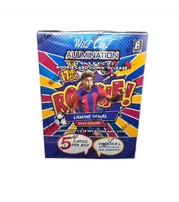 2024 Lamine Yamal Alumination Comix Soccer Hobby Box - Wild Card Soccer