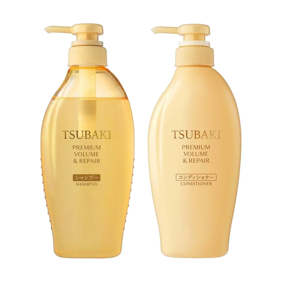 FineToday Tsubaki Hair Repair Shampoo & Conditioner Set (450ml x 2) - Salon-Quality Luxury Haircare, Silky Moisturizing Treatment, Fragranced, Restores Hair Health, Scent
