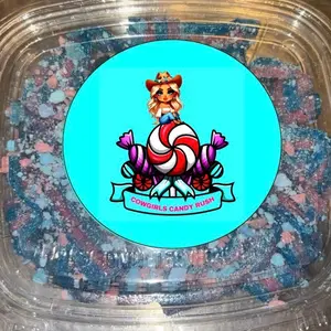 Cotton Candy Sour Belts Crunch - Deliciously Sweet Snack Cotton Candy Sour Belts Crunch - Deliciously Sweet Snack