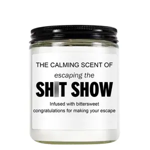 Sarcastic Scented Candles, Going Away, Goodbye, Farewell Gifts for Coworkers - Retirement, Coworker Leaving Gifts for Women, Men - Leaving Job, Moving Away Presents for Friends, Boss, Work Bestie