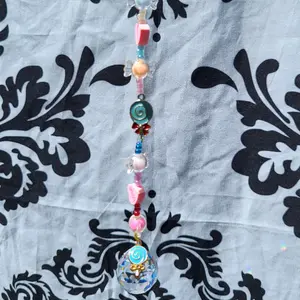Candy Suncatcher/Rainbow Prism 20mm with charms
