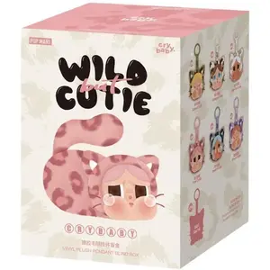 Pop Mart CRYBABY Wild but Cutie Series Vinyl Plush Pendant Single Blind Box Authentic Collectible Cute Gift Trending Rare Limited Collection Brand New Unopened