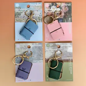 Mini Notebook with Keychain, 1 Count Portable Notebook with Keychain, Pocket Notepad, Office Stationery & Supplies, Desk Organizers & Accessories