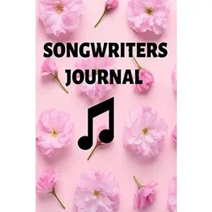 USED-Songwriters Journal: Blank Lined and Sheet Music To Write In, Music Lyrics Songwriter Journal Notebook Log Diary For Songwriting, Students, Music ... and Musicians Gift, 6 x 9, 120 pages. (Paperback)