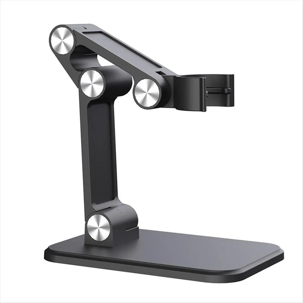 Foldable Compact Plastic Microscope Stand - Adjustable Angle, Home Use, Supports WiFi Digital Microscopes & USB Electronic Magnifying Glasses (500x & Under, HD Display)