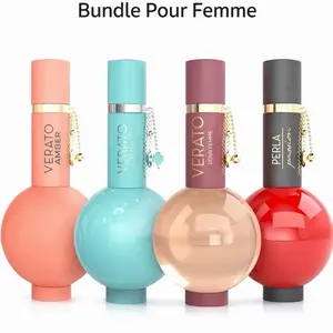 Bundle Pour Femme | Verato Delicate | Verato Amber | Verato Pour Femme | Perla Passion - Edp 3.4 oz By Mirada Perfumes