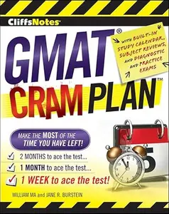 CliffsNotes GMAT Cram Plan, Education Textbook for Time Management Support