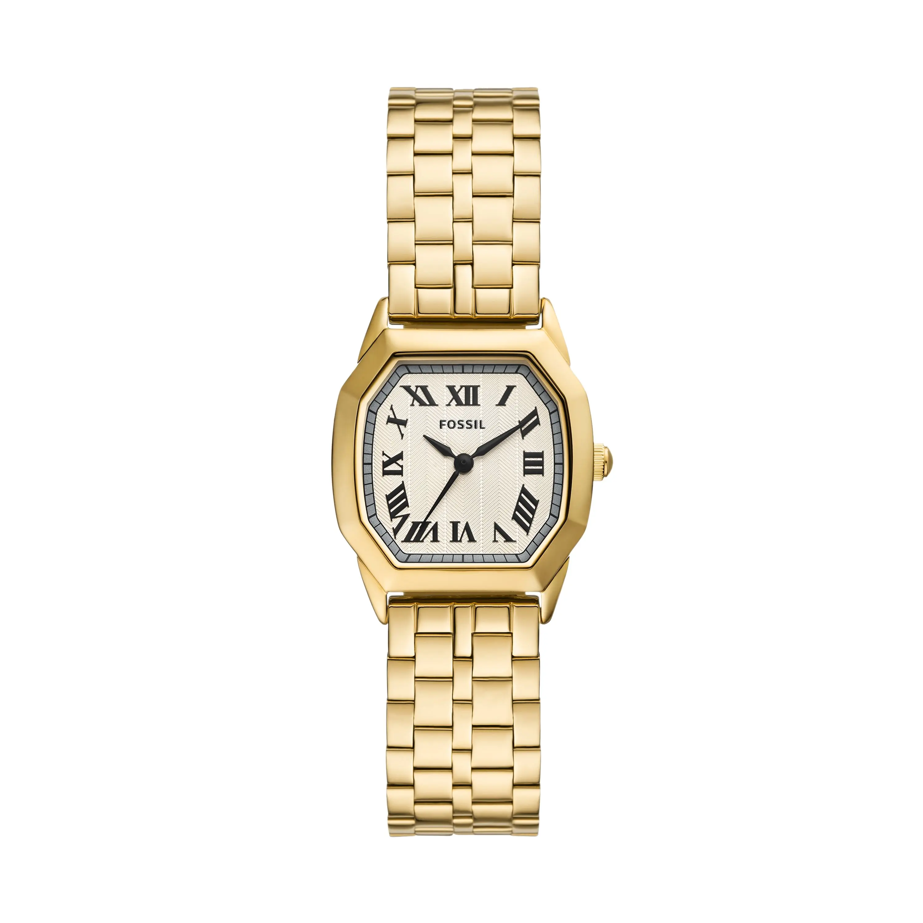 Fossil Women's Harlow 27mm Three-Hand, Gold-Tone Stainless Steel Watch