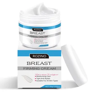 Rozino Breast Firming Cream - 30g Natural Formula for Firmer Plumper & Lifted Sagging Breasts with Vitamin E Aloe Vera Peppermint Honey & Rosemary Oil
