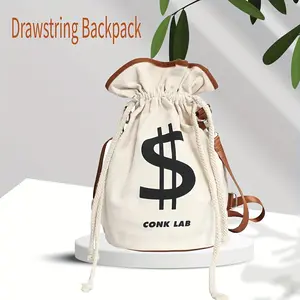 Money Backpack For men and women costume money Backpack props money bags decor for party Money Bag Dollar Sign Carrying Sack Cowboy Cosplay Theme Party