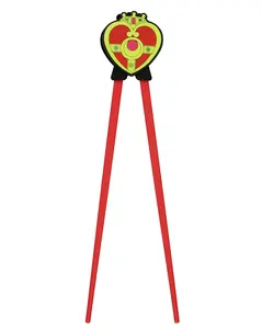 Sailor Moon Chopsticks Cosmic Heart Plastic Trainer Anime Utensils Kitchen Accessory
