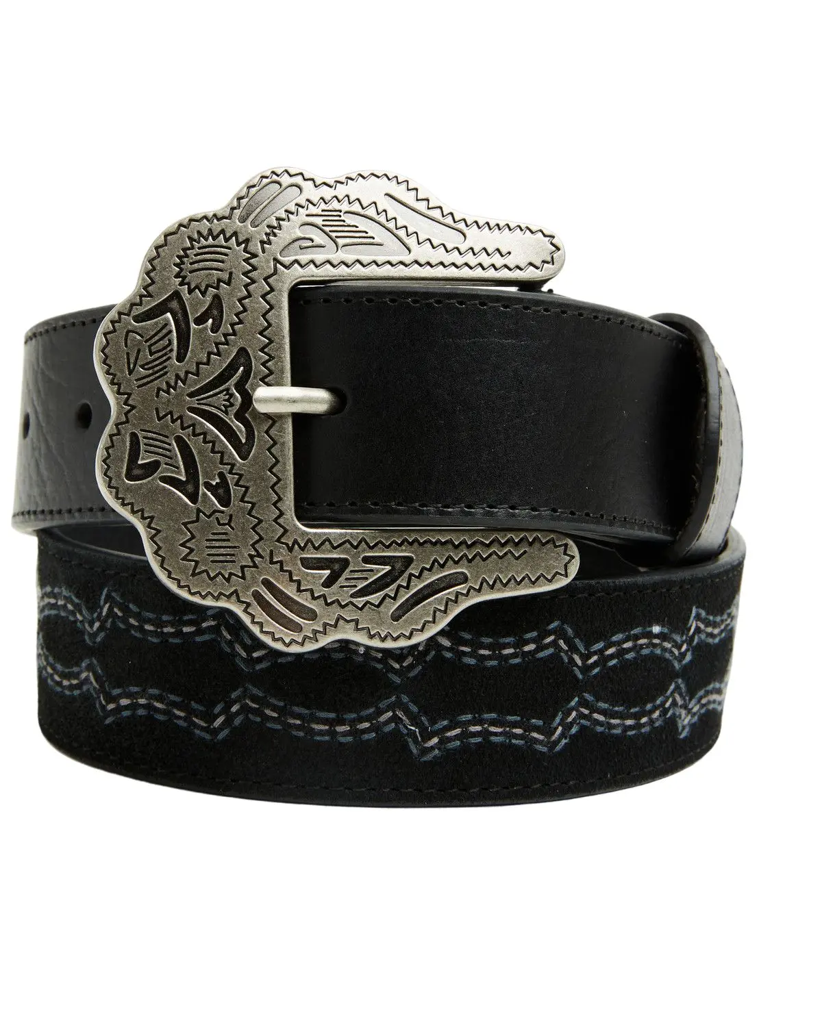 Idyllwind Women's Women'S Boot Stitch Roughout Suede Belt - Iwafa26bt2-Blk