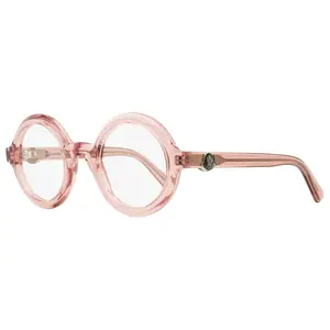Moncler Round Eyeglasses ML5194 072 Transparent Rose 48mm