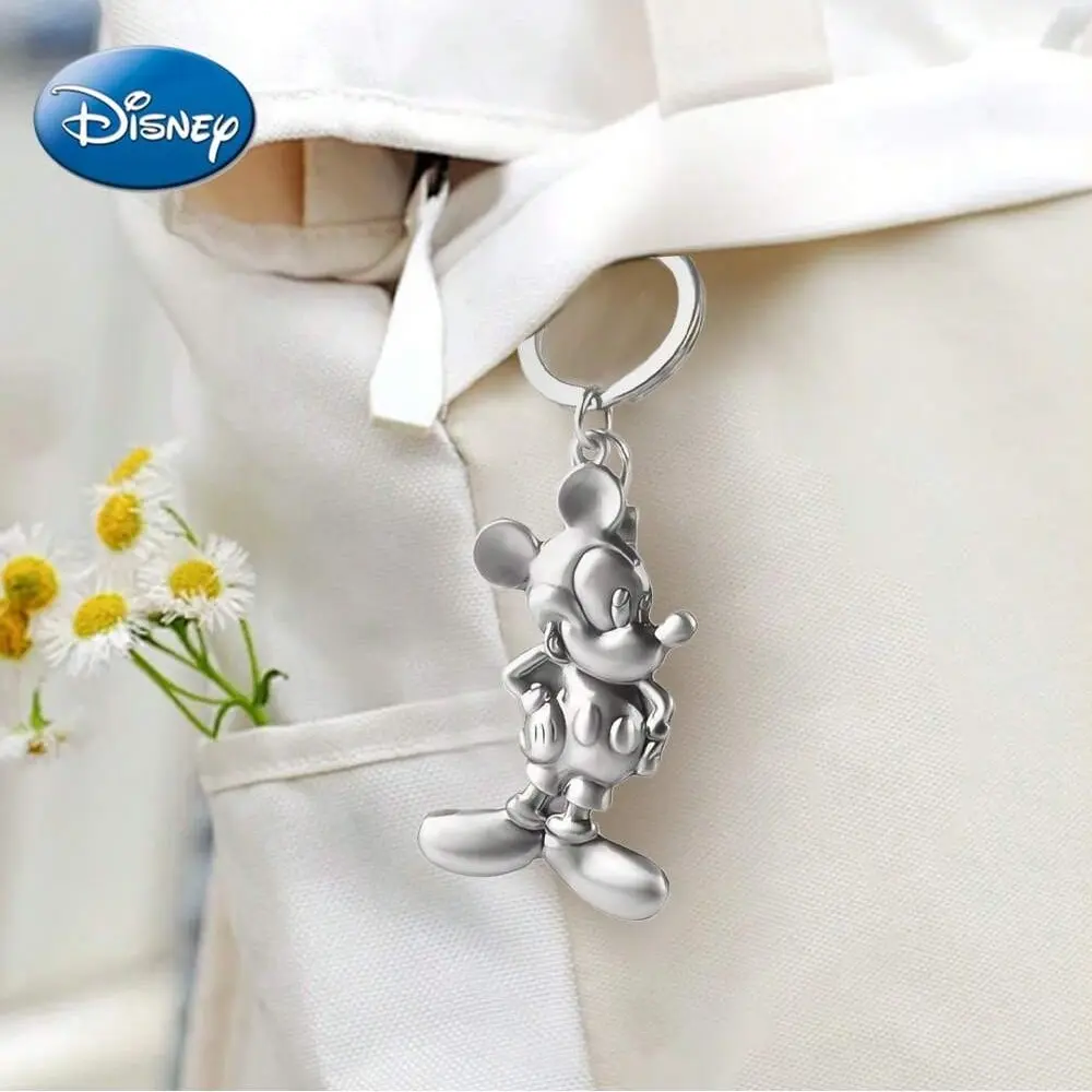 Disney Officially Licensed Mickey Goofy Pewter Metal Keychain, Bag Hanging Charm, Keychain For Bags, Car Phone Wallet Gift, Birthday Anniversary Present