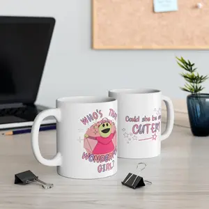 NEW! Nanalan Whos That Wonderful Girl Mug, Could She Be Any Cuter? Nanalan Princess Mug, Mona Princess mug, Nanalan Meme Mugs, UK