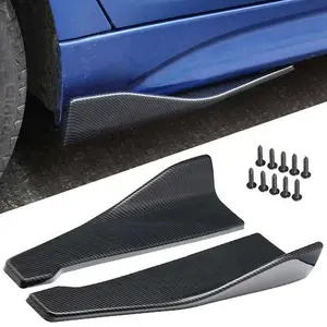 2 pcs decorative protectors for the rear lip of the car's rear bumper, car side skirt cover, car bumper 48cm rear bumper corner, Car Accessories