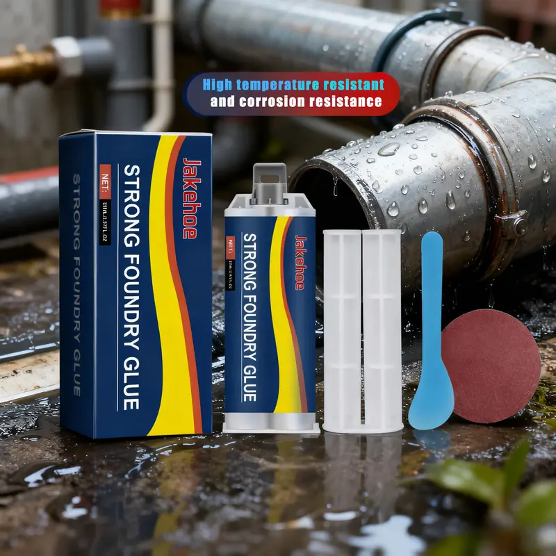 Strong Foundry Adhesive - Strong Foundry Adhesive for Metal, Metal Repair Adhesive, Strong Foundry Adhesive Plastic, Enhanced Casting Adhesive Metal Repair