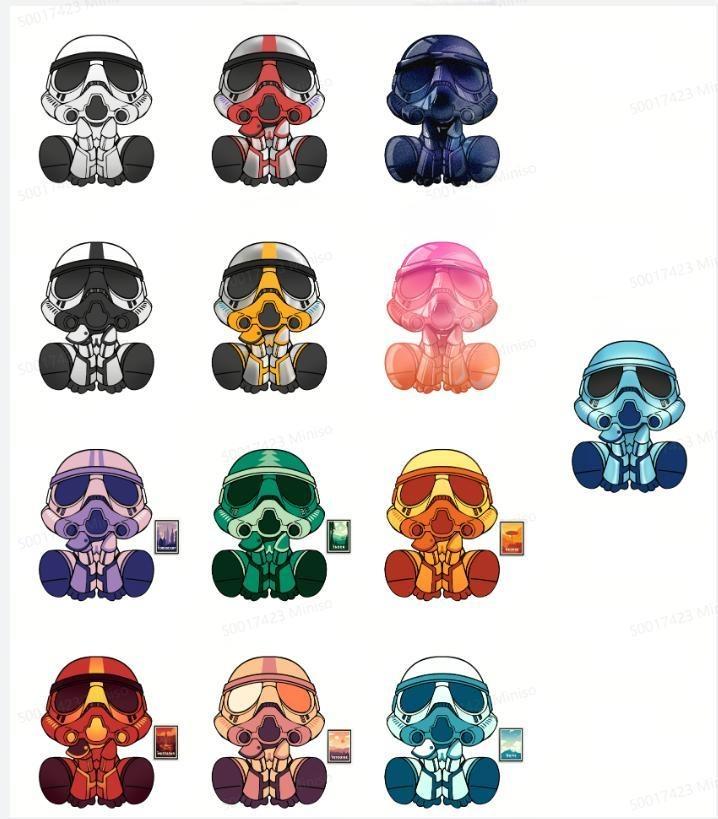 MINISO Star Wars Collection Stormtrooper Legion Icon Box Blind Box - Imperial Mini Figurine | Trendy Desk Decor & Perfect Gift for Teens, Students, Collectors & Boyfriends