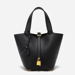 Women's Bucket Bag, Ladies Purse, Fashionable Solid Color Handbag, Casual Versatile Shoulder Bag for Daily Used, Trendy All-match Commuter Bag