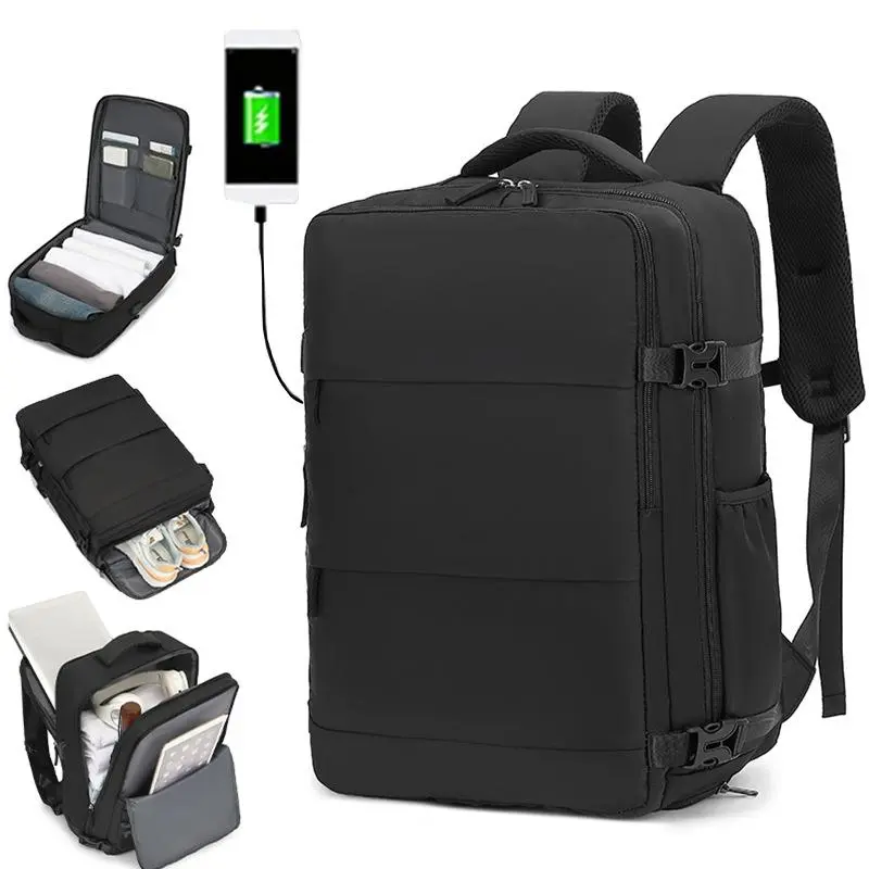 Men's Urban Explorer High-Capacity Multi-Compartment Durable Casual Backpack - Backpack Style Travel Bag for Daily Commutes, Weekend Business Trips, Travel Backpack, Backpack Style Travel Bags