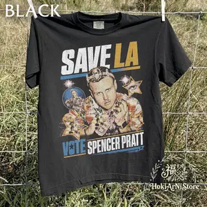 Spencer Pratt Shirt, Save LA Vote Spencer Pratt Vintage T-Shirt, 90s Graphic Tee, Spencer Pratt Merch, Retro Bootleg Unisex Shirt