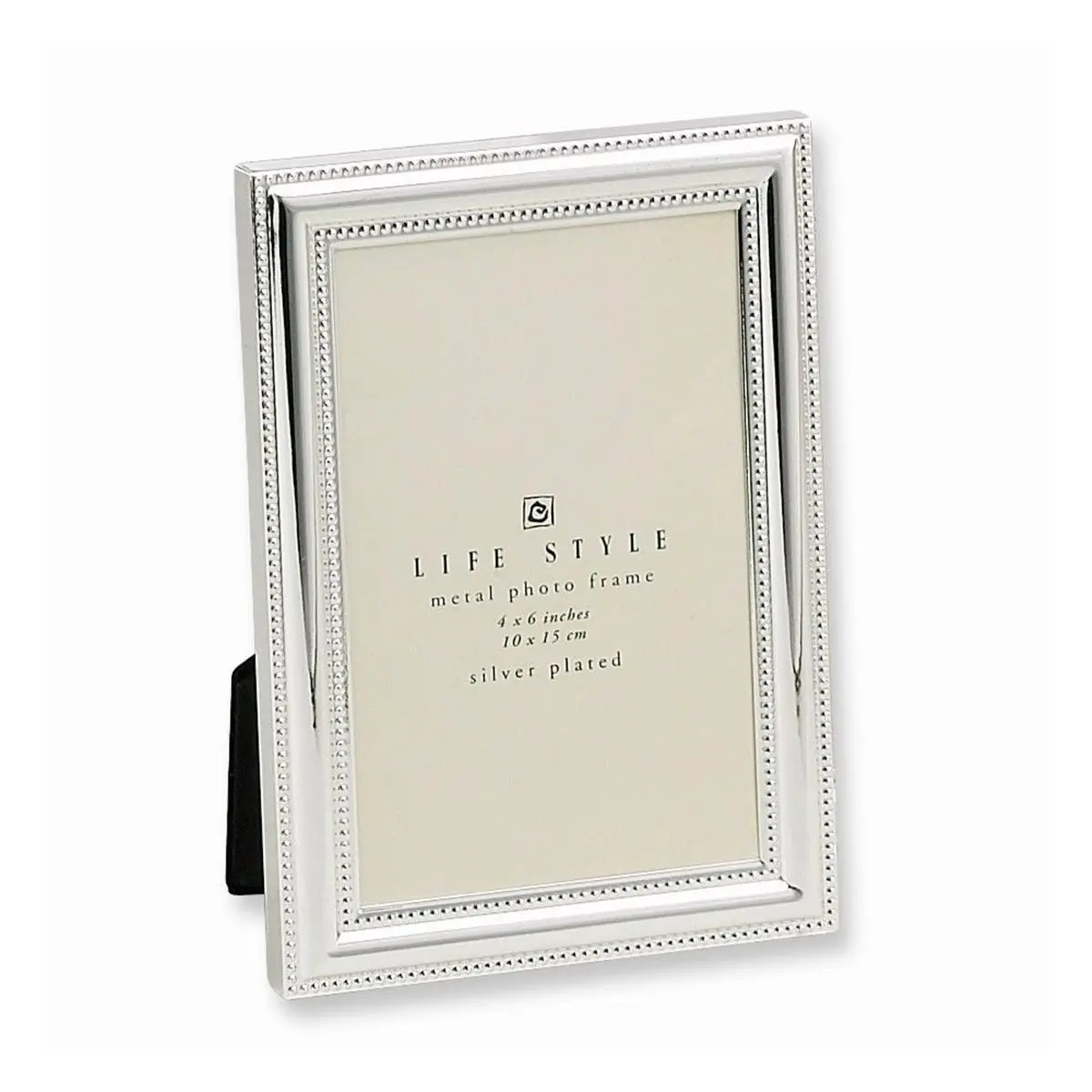 212 MAIN Modern Beaded Edge Rectangular Photo Frame - 8x10 in Standard Size, Bead Art Wall & Tabletop Frame for Home Decor Enthusiasts to Inject Personality & Elevate Displays