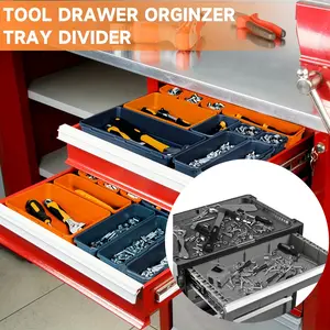 42-Piece Tool Box Organizer Set, Drawer Dividers, Anti-Slip Design, Customizable Layout, Large Capacity Parts Storage