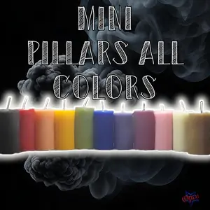 Mini Pillar Spell Candles | All Colors