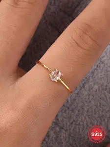 S925 Sterling Silver Egg Shaped Ring, Fashion Simple Solitaire Ring, Ladies Dating Party Eternal Promise Wedding Engagement Ring, Bridal Engagement Ring, Fashion Engagement Rings, Elegant Ring