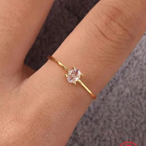S925 Sterling Silver Egg Shaped Ring, Fashion Simple Solitaire Ring, Ladies Dating Party Eternal Promise Wedding Engagement Ring, Bridal Engagement Ring, Fashion Engagement Rings, Elegant Ring, Fine Ring