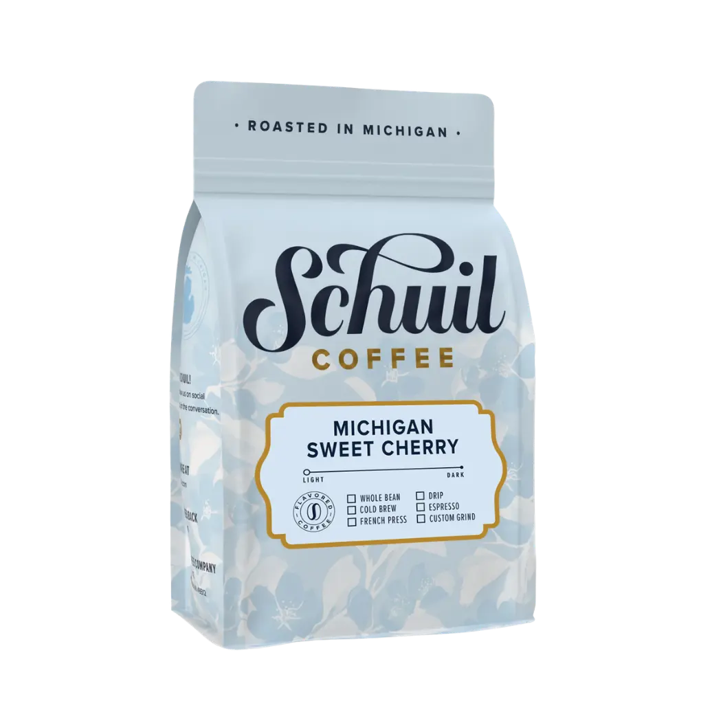 Michigan Sweet Cherry | Freshly Ground Flavored, 100% Arabica Specialty Coffee |  Berry Coffee Beverage