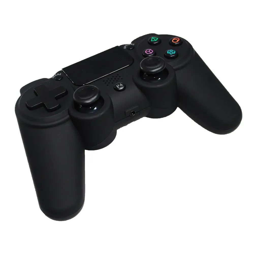 Wireless Game Controller with Ergonomic Rubber Grip, 6-Axis Sensor, LED Lights, Trackpad, Micro USB Connection, Gaming Console Accessories Bundle (What's in the Box: Headset, Charging Cable, Multiple Connectivity Ports), Led Light, Batteries