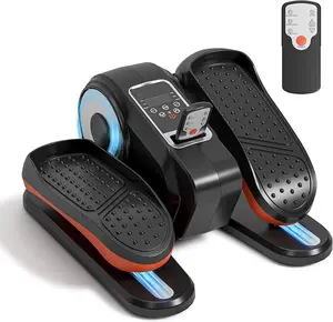 12-Speed Electric Under Desk Elliptical • Remote Control • Quiet Low-Impact Pedaler for Home/Office • Seniors-Friendly • Circulation & Rehab Workout，home gym equipment Silent But Powerful