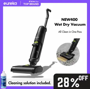 Eureka Cordless Wet Dry Hard Floor Cleaner, Self Cleaning, Smart Vacuum Mop for Multi-Surfaces, Perfect for Cleaning Sticky Messes, NEW400, Viral Cleaner Durable Household Items, 2 in 1 Vac Mop, Self-Propelled, TiktokShopSpringGlowUp, Steam Mop