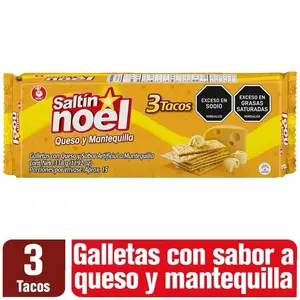 Saltin Noel Butter and Cheese Flavored Crackers 338g Package