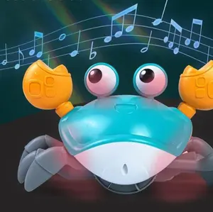 Interactive Crab Dog Toy with Obstacle Sensor - Perfect for Pups!