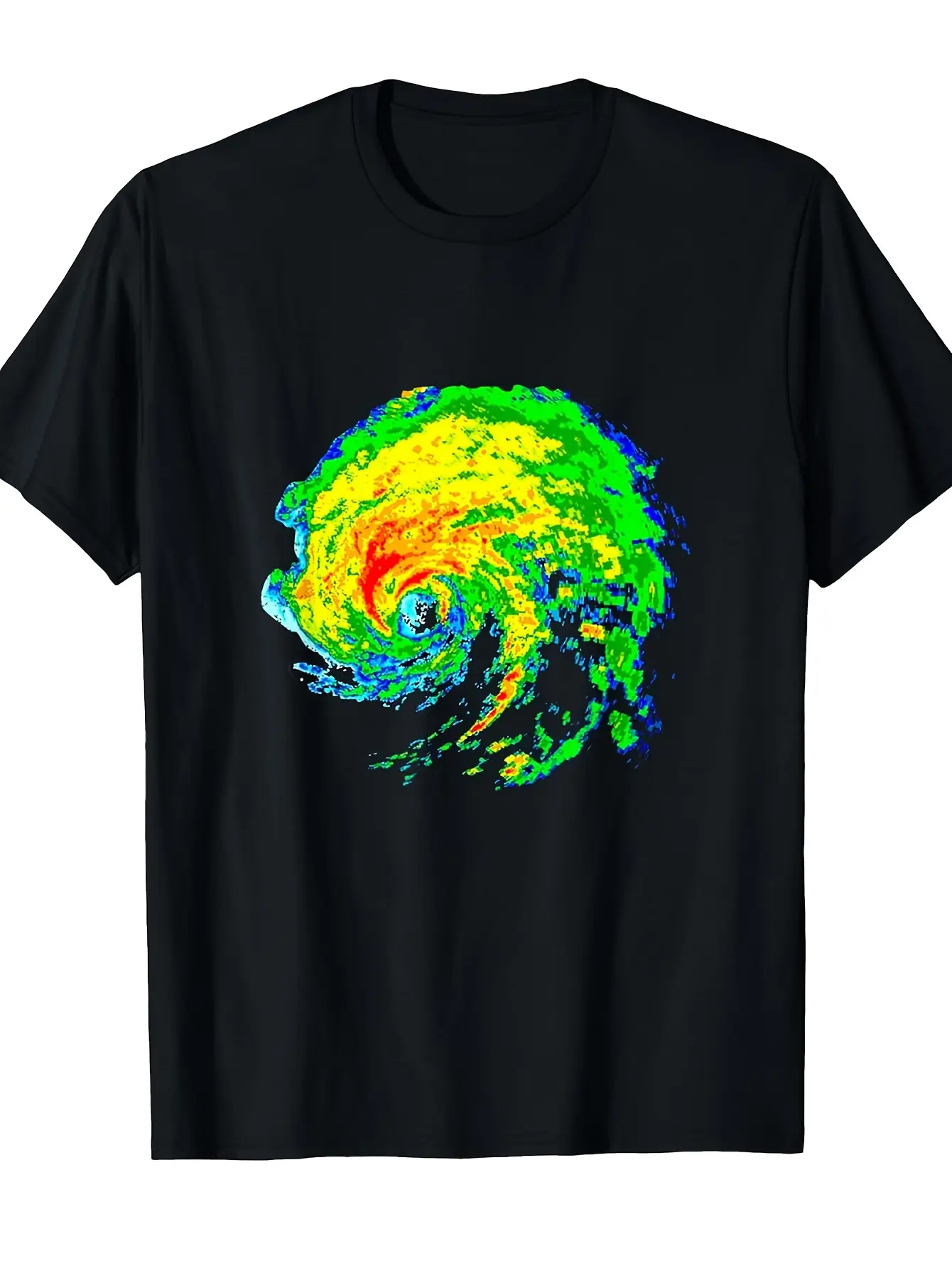 Men's & Women's Meteorologist Storm Chasing T-Shirt - Vintage Weather Radar & Tornado Tracking Graphic Tee, 220GSM Pure Cotton Casual Shirt for severe weather enthusiasts