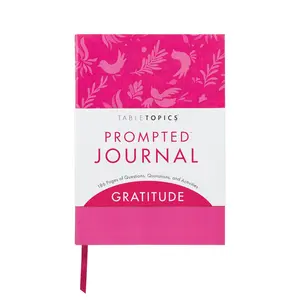 TableTopics Gratitude Prompted Journal - Questions, Quotes, and Activities for Self-Care and Wellness, Being Grateful, & More Positive