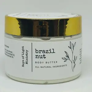 Brazil Nut Body Butter - All Natural Ingredients - Moisturizer