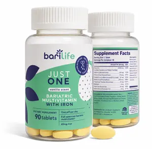Just One - Once Daily Bariatric Multivitamin with Iron 90 Tablet Pack of 1