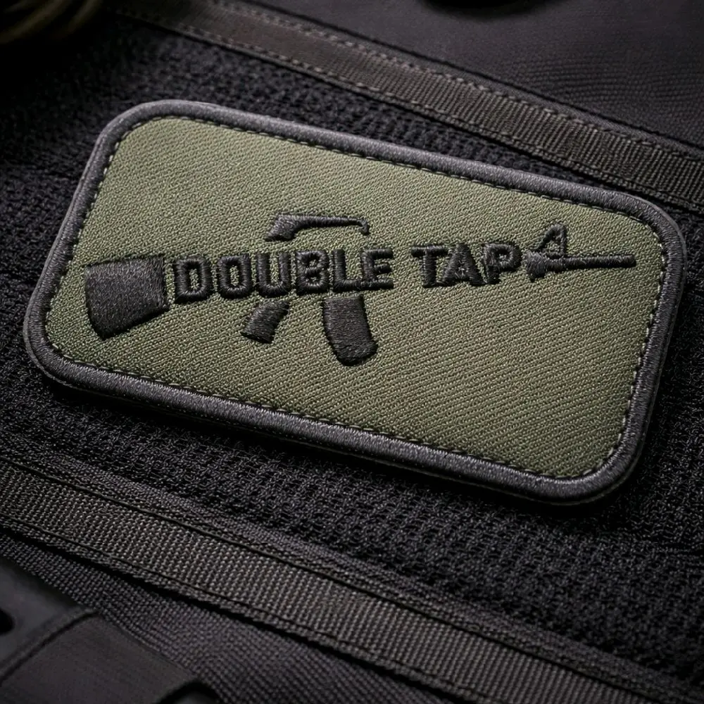 Double Tap - Green 3.5"x 1.75"