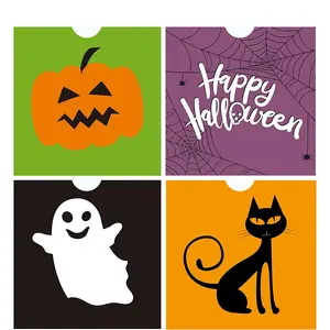 72 Pack Halloween Bags Bulk for Halloween Goodie Bags, Halloween Candy Bags, Halloween Treat Bags, Halloween Trick or Treat Bags, Halloween Party Favors Bags, Halloween Goody Bags Funow
