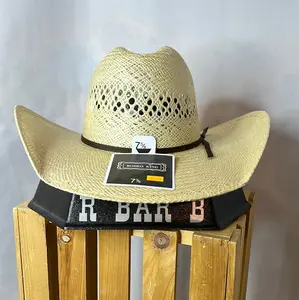 Rodeo King Quenten Jute Straw Cowboy Hat