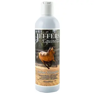 Jeffers Equine Medicated Iodine Antibacterial and Antifungal Horse Shampoo