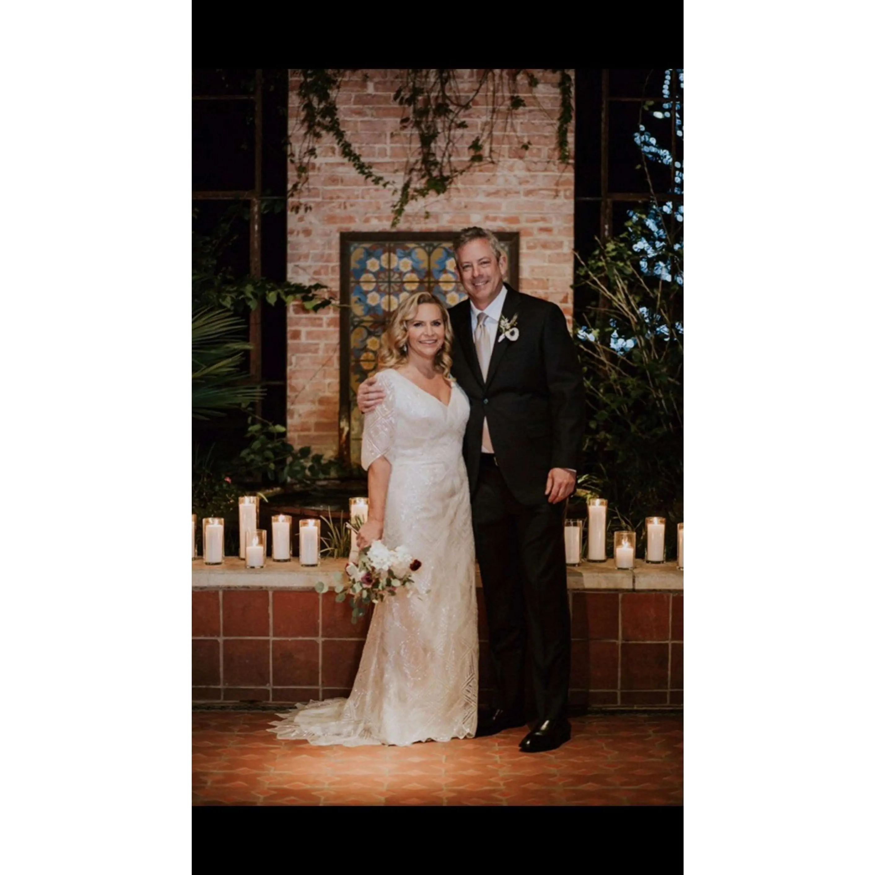 Geometric Sequin Lace Sheath Wedding Dress Jill