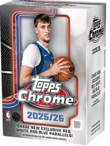 2025/26 Topps Chrome Basketball 7-Pack Blaster Box